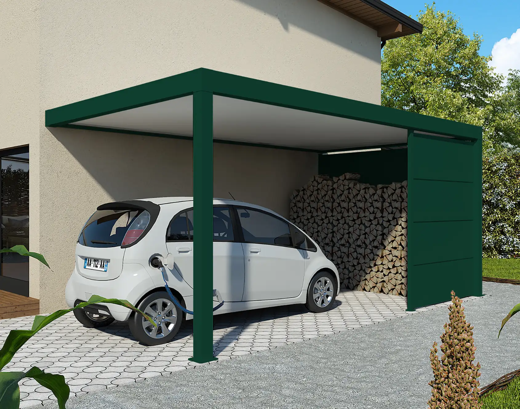 Carport aluminium Trevor Kostum